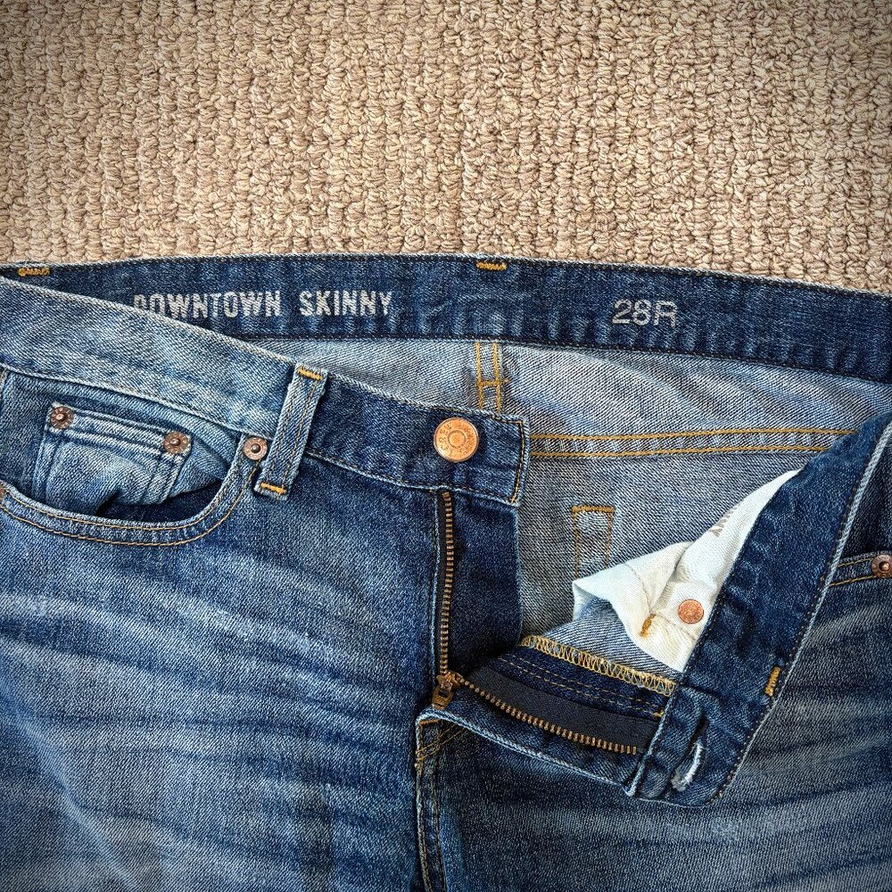 J. Crew Downtown Skinny Jeans, 28R - Picture 4 of 10